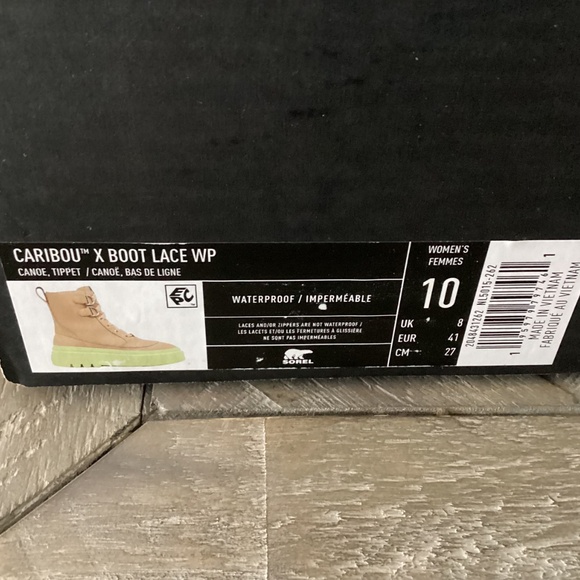 SOREL Caribou X Waterproof Leather Lace-Up Boot (Women) 10M - Picture 10 of 10
